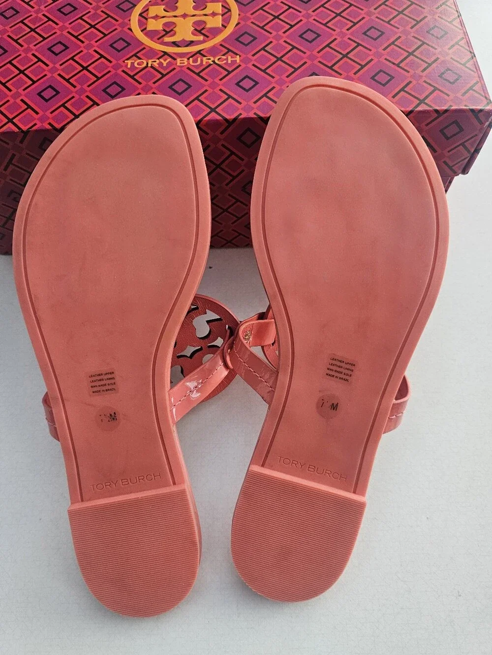 Tory Burch Miller Patent Thong Sandal